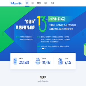 BdRace数睿思_数据挖掘竞赛平台